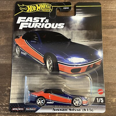 #ad 2024 HOT WHEELS PREMIUM FAST amp; FURIOUS NISSAN SILVIA S15 ***FREE HW WITH PURCH $17.00