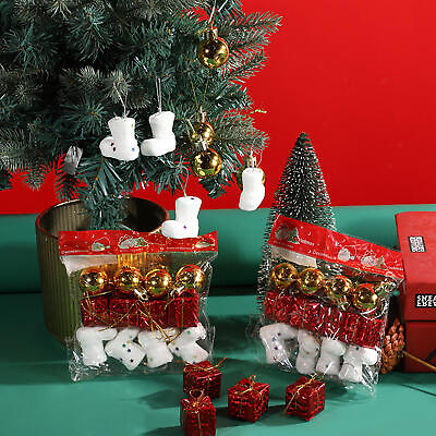 #ad 12Pcs Christmas Ornaments Set Xmas Tree Decorations Gift Xmas Party Decor $7.54