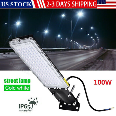 #ad 100W LED Street Light Commercial Outdoor Garden Yard Road Lamp 110V US $18.99