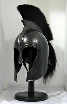 #ad Troy Achilles Armor Helmet Medieval Knight Crusader Spartan Helmet Xmas Item $93.45