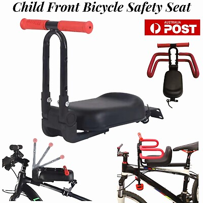 #ad Child Front Bicycle Safety Cushion Saddle Seat Kids Rack Rest Toddlers Carrier AU $64.39