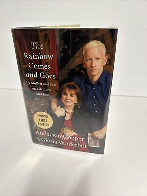 #ad SIGNED X2 Anderson Cooper Gloria Vanderbilt Rainbow Comes And Goes HCDJ $39.95
