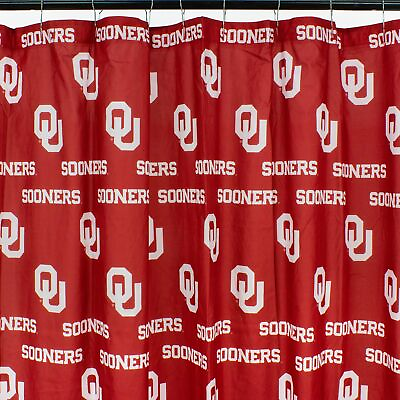 #ad Everything Comfy Oklahoma Sooners Bright and Colorful Shower Curtain Cover 70... $35.47