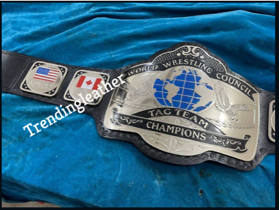 WWC World Wrestling Council Tag Team Championship Belt Puerto Rico Wrestling $199.00