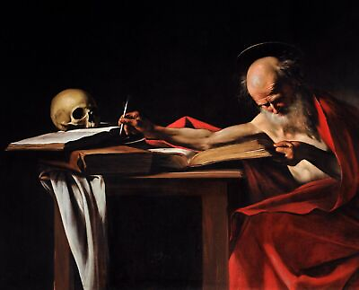 #ad Saint Jerome Writing 1605 by Caravaggio art painting print $16.99