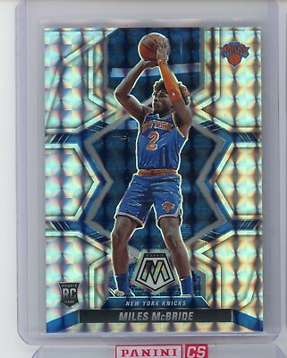 #ad 2022 Panini Mosaic Silver Prizm Rookie Card Miles McBride RC New York Knicks $7.99