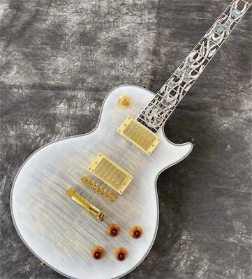 #ad Hot Selling Custom White 6 String Electric Guitar Golden Hardware In Stock $169.00