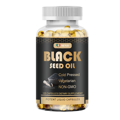 #ad Black Seed Oil 1000mg 120 240 480 Capsules Cold Pressed Black Cumin Seed Oil $12.71