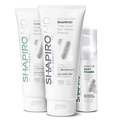 #ad Shapiro MD Patented Hair Loss Kit for Thicker Fuller Healthier Hair $63.71
