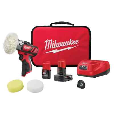 #ad Milwaukee 2438 22X M12 Variable Speed Polisher Sander Kit $227.42