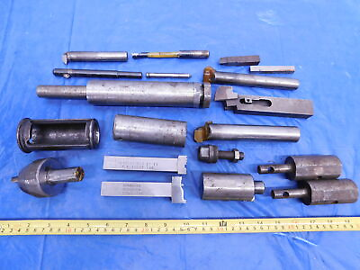 #ad LOT OF MISC. LATHE TOOLING CUTTING BLADE BUSHING DEBURRING amp; OTHER TOOLS $99.99
