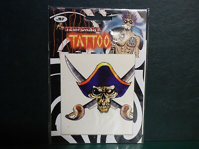 #ad Temporary Tattoo Pirate Motif Pirate $2.04