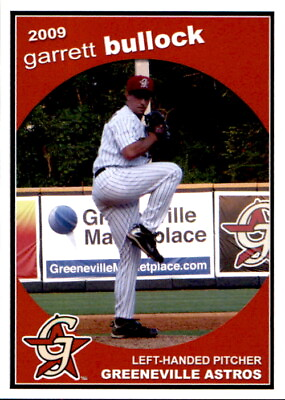 #ad 2009 Greeneville Astros Grandstand #8 Garrett Bullock Greenville North Carolina $12.99