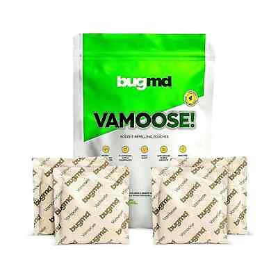 #ad BugMD Vamoose Rodent Pouches 8 Pack Plant Powered Rat.. $28.49