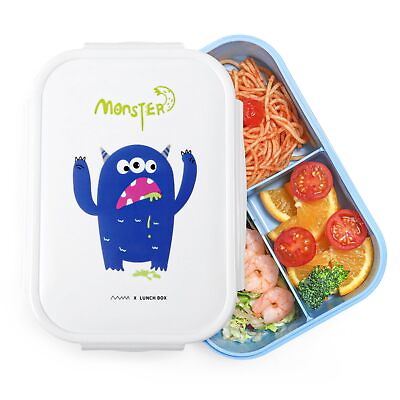 #ad ® Bento BoxBento Box for KidsIdeal Leak Proof Kids Lunch Box Mom’s Choice ... $25.96