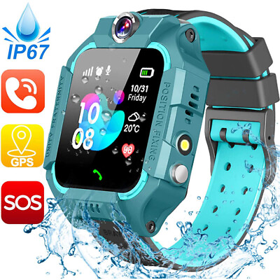 #ad Kids Smart Watch 1.44’’ HD Touch Screen Walkie GPS Tracker Waterproof Bracelet $17.99