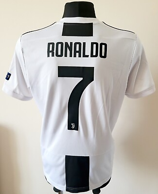 #ad Juventus 2018 2019 Home football Adidas shirt #7 Ronaldo size Large $40.00