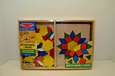 #ad Melissa amp; Doug Pattern Blocks and Boards New in Package $20.00