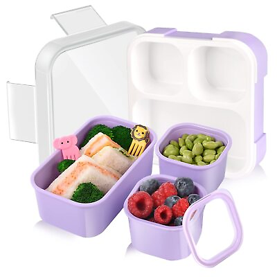 #ad Bento Box for Kids Kids Lunch Box with 3 Removable Compartments Toddler Lun... $29.03