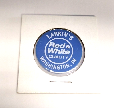 #ad 10 Cent Blue Token Food Stamp Credit Washington IN Larkin#x27;s Red White $9.99