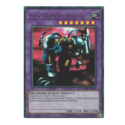 #ad *** THE LAST WARRIOR FROM ANOTHER PLANET *** ULTRA RARE DUOV EN076 YUGIOH $2.95