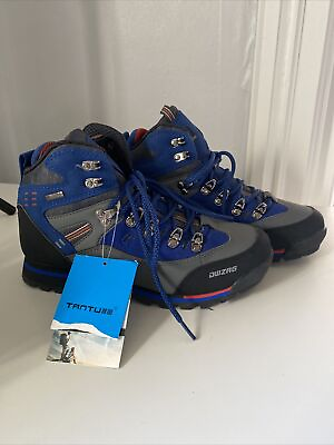 #ad Tantu Hiking Camping High Top Trail Shoes Men#x27;s Size US 7 Blue Mint Condition $39.99