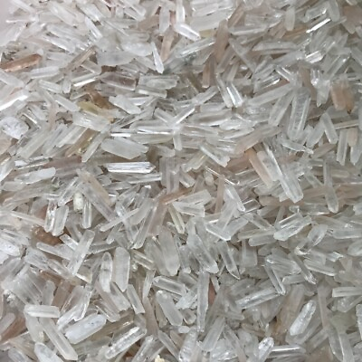 #ad 100 170pcs Lot Natural Clear Quartz Crystal Points 1 2Lb Terminated Wand Healing $9.88
