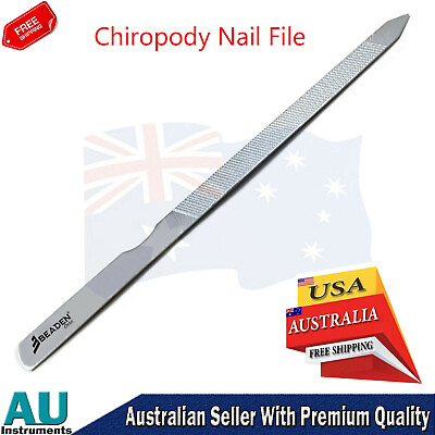 #ad Chiropody Nail File Finger Hand Extra Fake Nails Trimmer Dual Sided AU $7.49