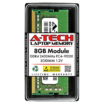 #ad A Tech 8GB DDR4 2400 PC4 19200 Laptop 260 Pin SODIMM Notebook Memory RAM 1x 8G $17.99