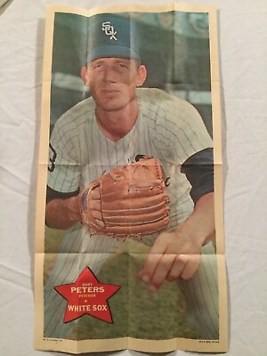 #ad Topps 1968 Baseball Poster Gary Peters #13 out of 24 $45.95