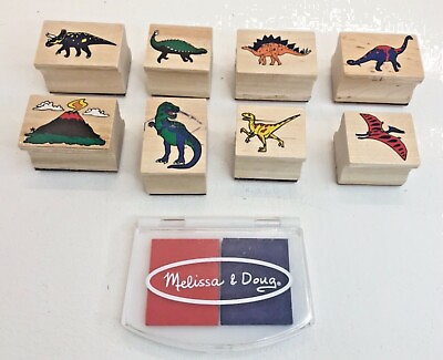 #ad Melissa amp;amp Doug Dinosaur Stamp Set 1633 Toys Games $3.95