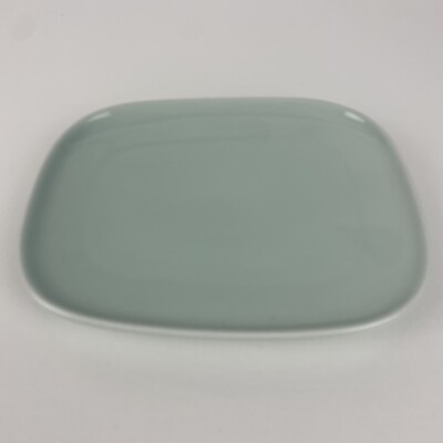 #ad DELTA AIRLINES ALESSI Large Asian Ceramic Plate 6.5quot; x 5.5quot; Green NEW 044207682 $7.49