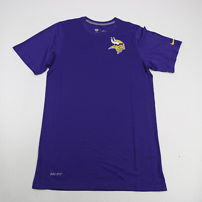 #ad Minnesota Vikings Nike NFL Training Dri Fit Short Sleeve Shirt Men#x27;s New $23.88