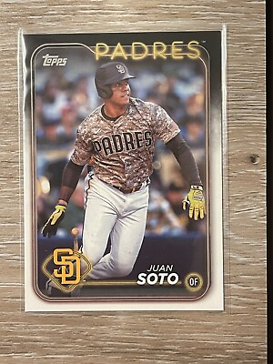 #ad Juan Soto 2024 Topps Series 1 Baseball #50 San Diego Padres $1.99