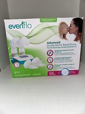 #ad #ad Double Electric Breast Pump Evenflow Deluxe *NEW Open Box $35.99