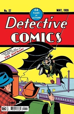 #ad Detective Comics #27 Facsimile Reprint 2022 NM 9.4 or Better High Grade UNREAD $17.95