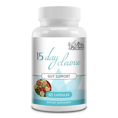#ad 15 Day Cleanse Intestinal and Colon Support Detoxifying with Psyllium Husk $14.00