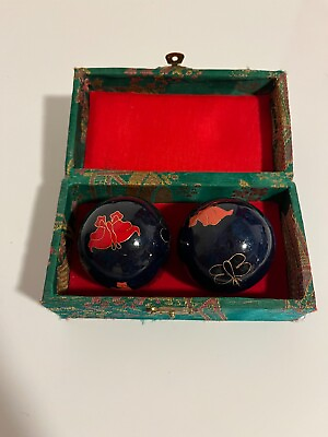 #ad SHOUXING VTG CHINESE MUSICAL CHIME BALLS FOR STRESS RELIEF Preowned $14.49