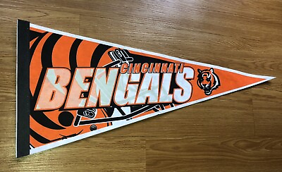 #ad Cincinnati Bengals NFL Team 30” Wall Pennant Fan Souvenir Tag Express Football $14.99