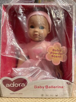 #ad ADORA Ballerina Aurora 13 inch Soft Baby Doll Open Close Eyes $28.80