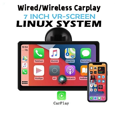 #ad 7quot; Car Wireless CarPlay Anti glare Screen Wireless Android Auto Support AirPlay $131.59