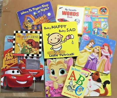 #ad Lot of 10 Childrens BABY TODDLER DAYCARE BOARD BOOKS Chunky Books *RANDOM MIX* $14.95