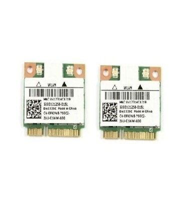 #ad New OEM Dell PKJW8 Latitude Wireless 1535C DW1535C PCI Express Wifi Card 2 Pack $13.46