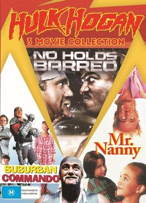 #ad Hulk Hogan 3 Movie Collection No Holds Barred Mr Nanny Suburban Commando $17.71