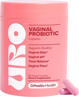 #ad URO Vaginal Probiotics for Women pH Balance with Prebiotics $39.90