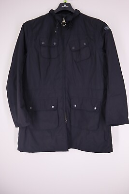 #ad Barbour International Jacket Size L Men#x27;s Jacket Man Jacket Vintage Colour Black $106.86