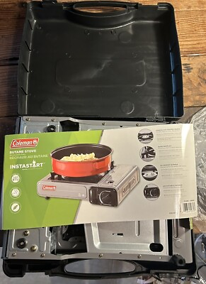 #ad Coleman 1 Burner Cooking Tabletop Portable Butane Gas Camping Stove Never Opened $40.00