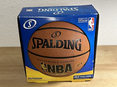 #ad Spalding NBA Street Outdoor 29.5 Official Basketball Orange New In Box $29.99