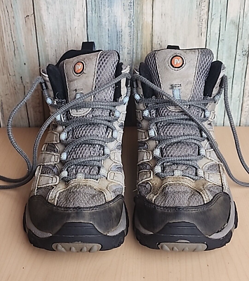 #ad Merrell Women#x27;s Moab 2 Vibram Hiking Trail Walking Size 9 Shoes Boots $27.95