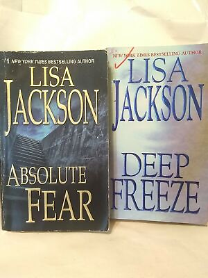 #ad Absolute Fear amp; Deep Freeze by Lisa Jackson Paperback Books 1st Editions Good $9.92